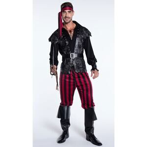 NEW California Costumes Ruthless Rogue Pirate Costume Size Large